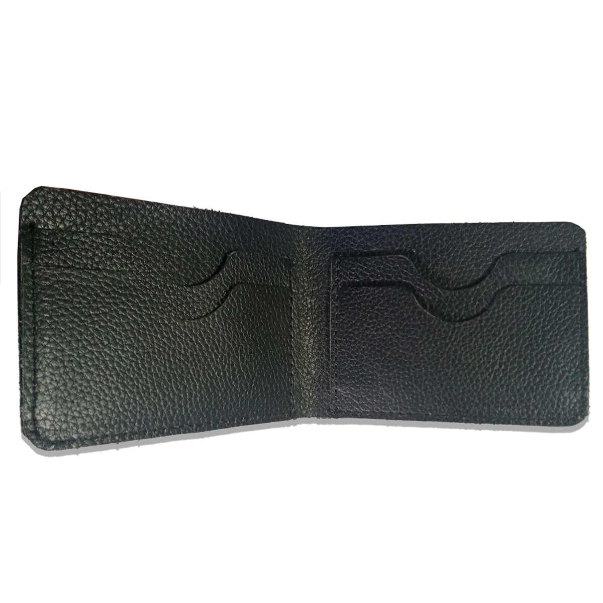 Men’s Black Leather Wallet – Slim, Durable & Stylish Bi-Fold with Multiple Card Slots