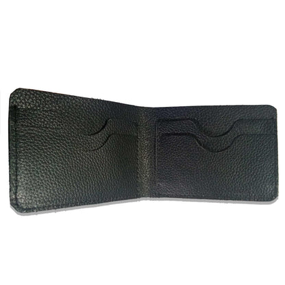 Men’s Black Leather Wallet – Slim, Durable & Stylish Bi-Fold with Multiple Card Slots