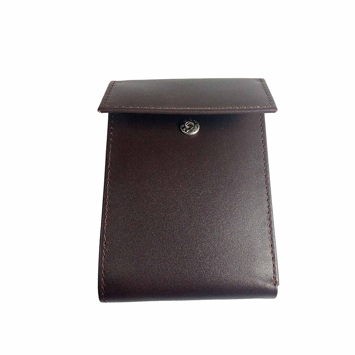 Brown genuine leather men’s wallet – premium stitching and durable leather