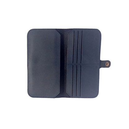 Genuine Leather Long Wallet – Slim, Stylish & Multi-Card Holder | Unisex Travel & Everyday Wallet